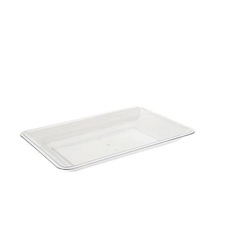 Fineline Settings 3540-CL Clear Medium Rectangle Tray RC472.CL